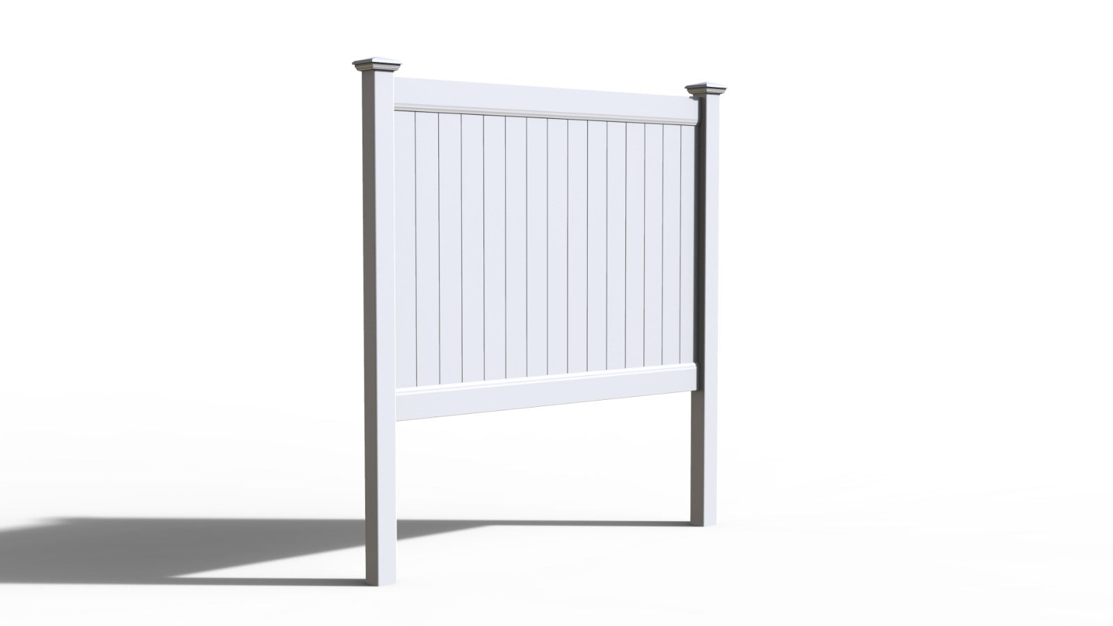 GRN Pre-Assembled 6×8 Full Privacy Vinyl PVC Fence