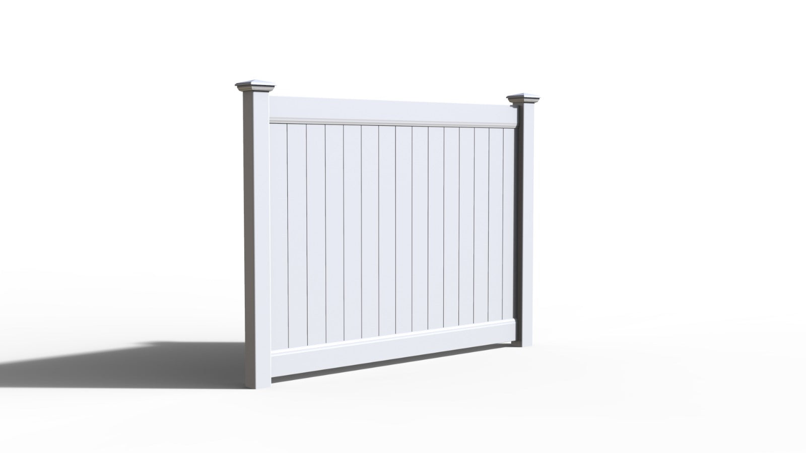 GRN Pre-Assembled 6×8 Full Privacy Vinyl PVC Fence