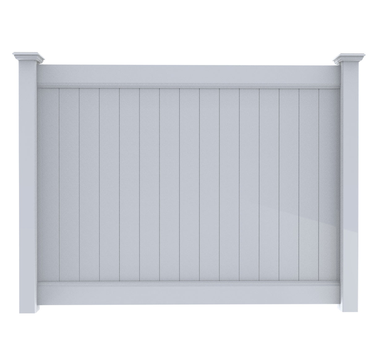 GRN Pre-Assembled 6×8 Full Privacy Vinyl PVC Fence